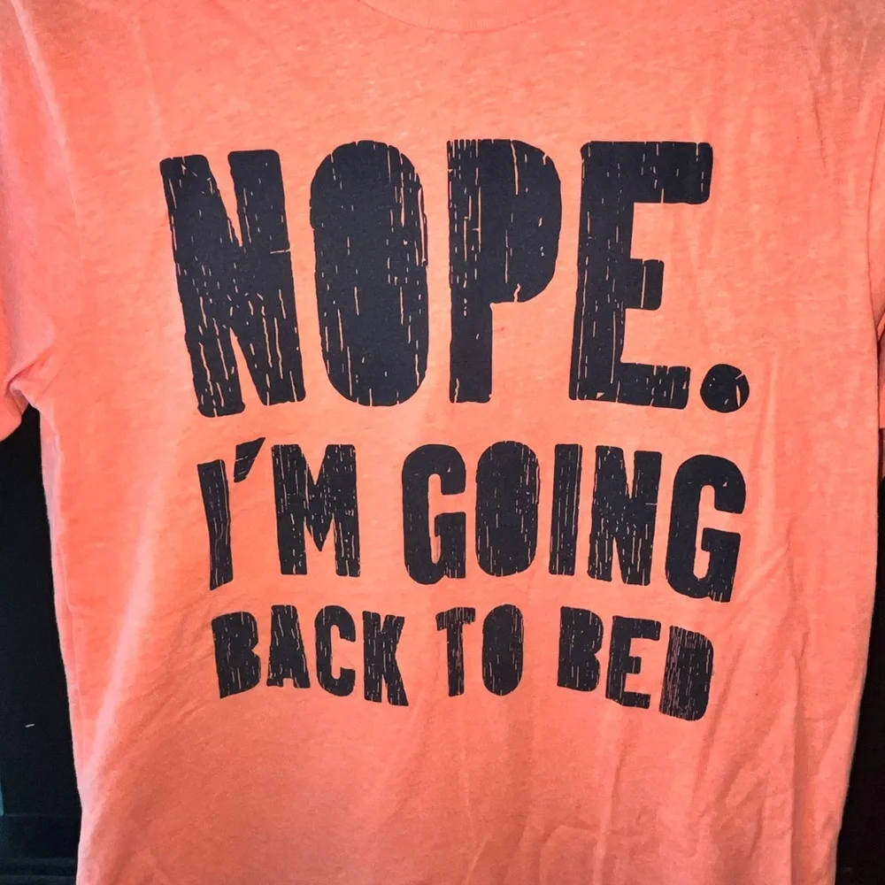 GUC Children’s Place Boy’s “Nope. I’m Going Back To Bed” Tee - Sz XL/14